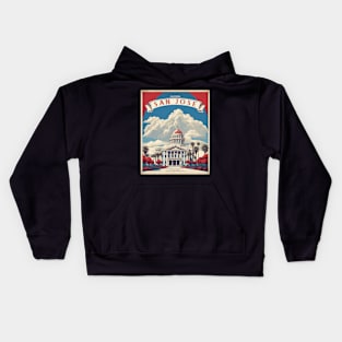 San Jose California United States of America Tourism Vintage Poster Kids Hoodie